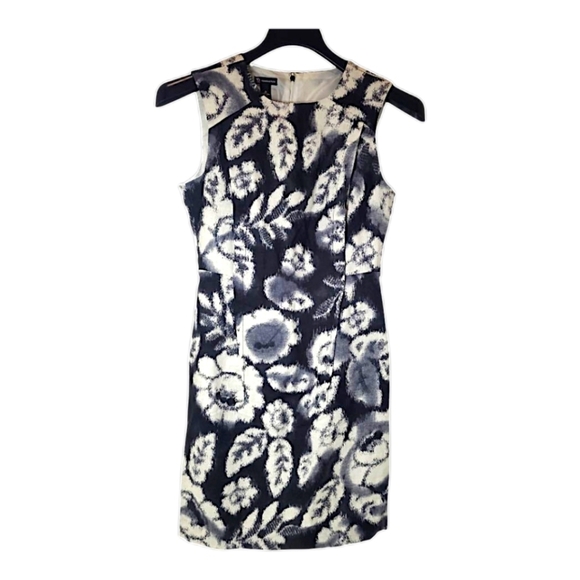 New Directions 100% Linen Floral Knee Length Dress Size 4 - Picture 10 of 11